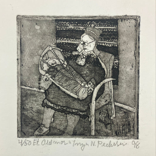 Inga Nordsletta Pedersen, Oldemor, 1998, grafikk