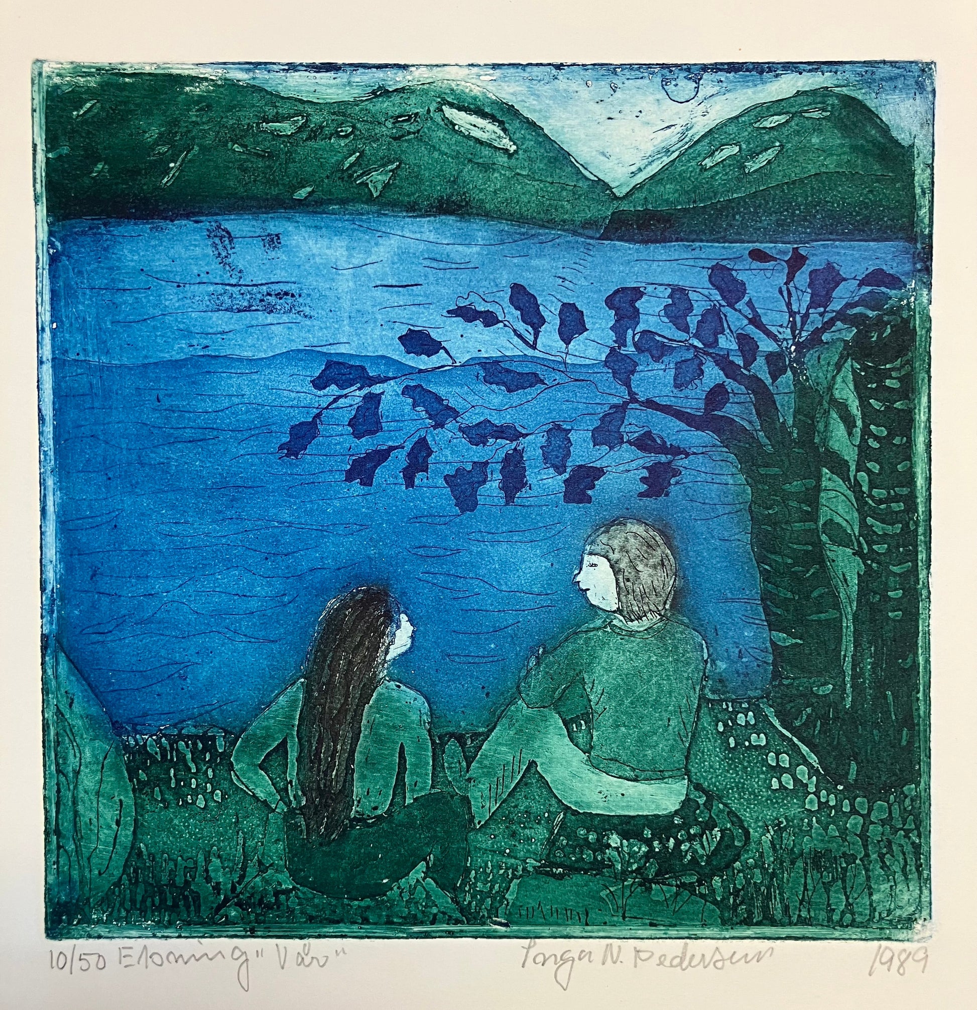Inga Nordsletta Pedersen, Vår, 1989, grafikk